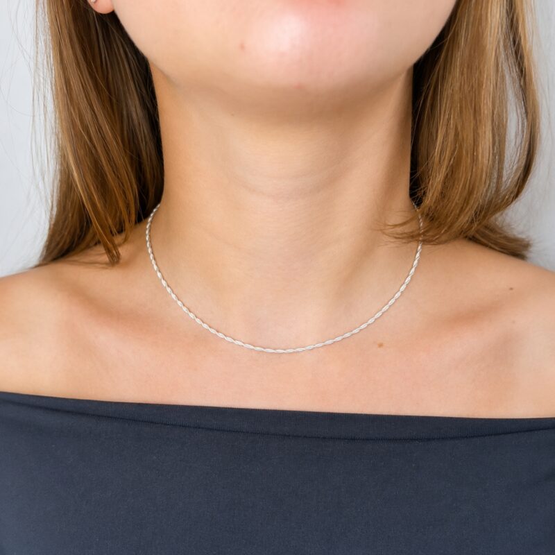 colar feminino pingo de luz 60cm